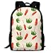 Produktbild TRFashion Aloe Vera Flower Seamless Pattern Unisex Custom Backpack School Casual Sports Book Bags Durable Oxford College Laptop Computer Shoulder Bags Lightweight Travel Daypacks Rucksack