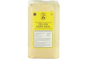 Veggy Duck - Yellow Corn Meal (1Kg) Fine | Gluten Free | Ideal for Making Corn Bread & Muffins
