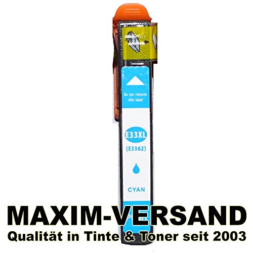 NEUSTE CHIPS funktionieren 100%ig in allen Druckern: 5 Stück MAXIMPRINT Tintenpatronen kompatibel zu Epson Multipack 33 XL (bestehend aus T3351, T3361, T3362, T3363, T3364 kompatibel mit Chip und Füllstandsanzeige) kein Original Set kompatibel zu Epson Expression Premium XP-530 XP-540 XP-630 Series XP-635 XP-640 XP-645 XP-830 XP-900 - 4