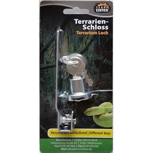 Terrarienschloss verschieden schließend