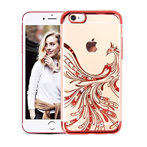 Coque iPhone 6/6s/6plus,Oummit Coque de Protection Phénix Ultra Léger pour Iphone,adopté PC Matière Anti-Rayures Anti-dérapante [Ultra Mince]（6/6s,XF3）