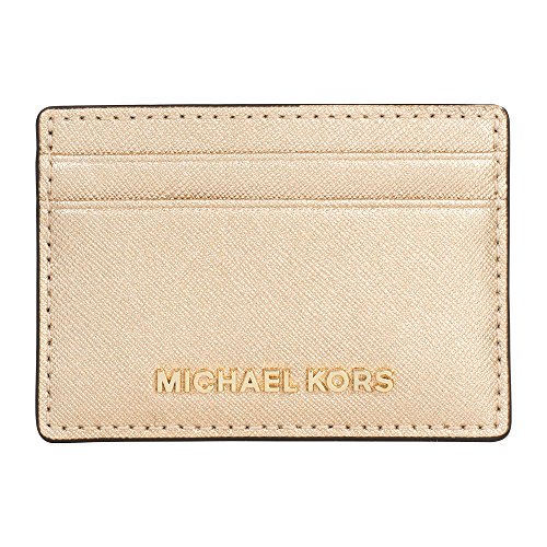 Preisvergleich Produktbild Michael Kors Card Holder Jet Set Travel 32S5MTVD1M Pale gold