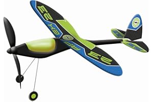 GÜNTHER FLUGSPIELE Avión Paul Günther 1658 Apex de alto rendimiento,avión con motor de goma potente,marco de acero con revestimiento de láminas,alcance de vuelo de hasta 100 m,aprox.49 x 50 cm,niños a partir de 8 años.