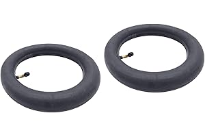 P4B | 2X 10 Zoll Schläuche - 45° Ventilwinkel | Für Kinderwagenreifen | Nahtloser Schlauch | FORMGEHEIZT | Spezial-Butyl-Mischung | 10 x 2,0 | 54-152 | AV 40mm | Kinderwagen Schlauch 10x2