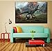 Produktbild JRDWLH Leinwanddrucke-Jurassic World Movie 1 Stück Gefallenes Königreich Poster Wandkunst Leinwandbilder Wohnkultur Hd Drucke Malerei (60X90) Kein Rahmen