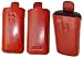 Produktbild Original Suncase Echt Ledertasche für Nokia X2-00 in rot