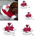 SODIAL-R-Costume-del-cane-di-Natale-Angelo-Ala-Cappotto-per-cani-Abito-Santa-regalo-per-animali-domestici-Rosso-S