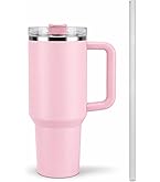 Toy Imagine Stainless Steel Insulated Tumbler with Handle, Lid & Straw | Hot & Cold Large Travel Mug Water Cup for Gym, Offic