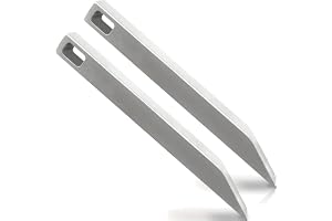 EDC Pry Bar 2-pack - Heavy Duty Mini rostfritt stål nyckelring Prybar - Mighty miniatyr bärbar multiverktyg, skruvmejsel, fla