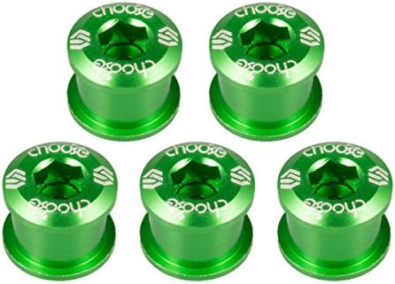 Choose 7075 Alloy Double Chainring Bolts/Nuts 5 Set