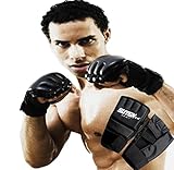 JACKY Cool MMA Muay Thai Training Punching Bag Half Mitts Sparring Boxing Gloves Gym