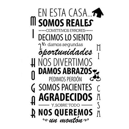 Sala De Estar Newin Star Diy En Esta Casa Pared Del Vinilo De