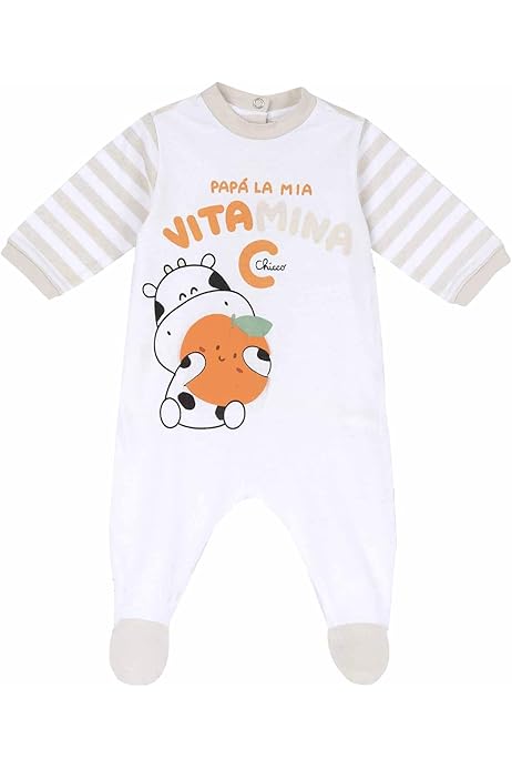 Pagliaccetto Chicco Neonata - Body In Cotone Morbido Con Apertura Schiena, Designed In Italy - Foto 8