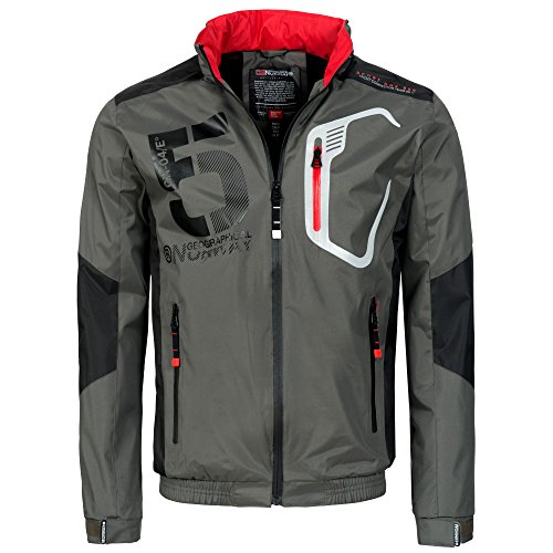 Geographical Norway CALIFE bergangsjacke Sommerjacke Windbreaker Regenjacke Frhling Herbst Jacke S-XXXL 4Farben, Gre:S;Farbe:Grau
