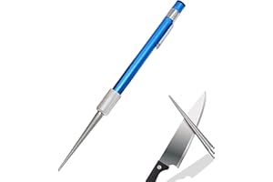 HAOBIN Affilatore Diamantato Penna Per Affilare Penna Affilacoltelli Affilare La Pietra Penna Strumento Per Temperamatite A Forma Di Penna Retrattile Multiuso In Pietra Per Affilare,Adatto La Cucina,1 Pezzo