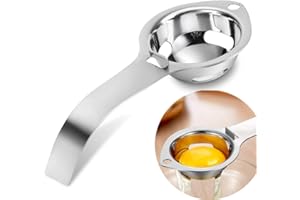 HunDun Egg Separator, Egg Yolk Separator, Egg Yolk Separator, Made of Food Grade 304 Stainless Steel, Dishwasher Friendly