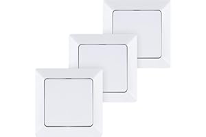 HEITECH PROMOTION GMBH HEITECH Kreuzschalter UP mit Rahmen, AC 250 V/ 10 A, VDE CE