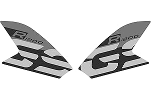 AZGRAPHISHOP Kit adesivi laterali COMPATIBILI CON BMW R 1200 GS 2013-2016 AD-R1200GS-STD-001 (BLACK)