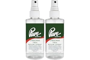"Pure Scented 200ml Room & Fabric Sprays 2 x 100ml Suitable For Home, Car, Caravan, Work, Gym Bags, Odour Eliminators (2 x 100ml, Christmas Tree)"