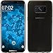 Price comparison product image PhoneNatic Silicone Case compatible with Samsung Galaxy S8 Plus - transparent gray Cover + Flexible protective film