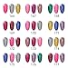 FairyGlo 3 Color Combo Neon Bling Gel Nail Polish UV LED Soak Off Shimmer Manicure Varnish beauty Nail Care Gift Set DIY 10ml 170