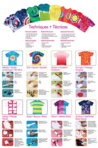 Tulip von Gesichtskissen Tie Dye Party Kit 18-farbiger Kit rose - 3
