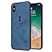 Produktbild TPulling iPhone XR/XS /XS Max Hülle (6.1/5.8/6.5 Zoll), Luxus Schlank Stoff Textur Weicher TPU 3D Tuch Fall Abdeckung für iPhone XR/XS /XS Max (Blau, XS max)
