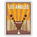 Produktbild 2 x Los Angeles LA VINYL Aufkleber Reise Gepäck # 7771 - 10cm/100mm Wide