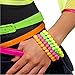 Produktbild German Trendseller® - 8 x Perlen Armbänder  80er Jahre Neonfarben  8 er Set  Blickfang