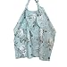 GWELL Cotton Printed Breast Feeding Scarf Nursing Covers Breastfeeding Apron Shawl with Front Pocket