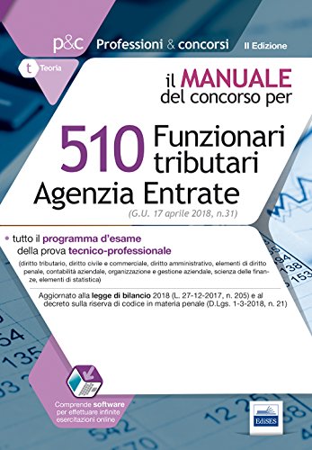 510 Funzionari Tributari Agenzia Entrate Manuale Del - 