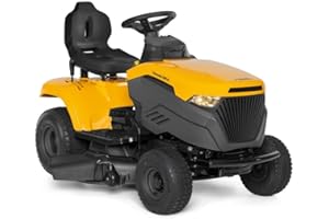STIGA Tornado 398 M Tondeuse autoportée 98 cm - Moteur STIGA 414 CC St 400 - éjection latérale avec obturateur Mulching Inclus - Transmission mécanique - kit Mulching Inclus.