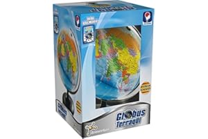 Science4you - Globo Terráqueo y Atlas Mundial, Libro Educativo, Globo Girable para Niños 6 7 8 9 10 Años