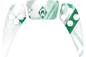 DeinDesign Skin kompatibel mit Sony PlayStation 5 Controller PS5 Folie Sticker SV Werder Bremen Muster Offizielles Lizenzprodukt