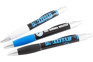 DSC ARMINIA BIELEFELD Kugelschreiber Stift 3er Set ** Emblem/Logo ** schwarz blau weiß