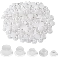 450 Tappi Copriforo Bianchi Per Viti 8 Misure | 5,6,8,10,12,14,16,25 Mm | Plastica Resistente, Per Mobili, Armadi, Librerie E Scaffali