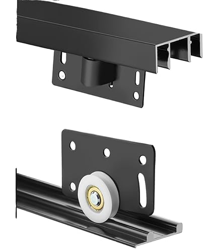 Kit De 2 Guides Supérieurs Space Pro 00-2848-8 Pour Porte Coulissante D'armoire – 8 Pièces Au Total