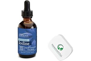 PremiumVital, Harmonic Innerprizes, Nascent Iodine (Jod), 30ml, mit praktischer Pillendose, Laborgeprüft, Sojafrei, Glutenfrei, Vegetarisch, Ohne Gentechnik
