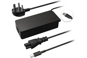 BYPRLVPS Universal 65W 45W USB C Laptop Charger for Lenovo Thinkpad/Yoga/Chromebook UK Type C Computer, HP Acer Asus Samsung Mac book pro Dell Latitude xps 13 Series, Fast Type C AC Adapter Power Cord Supply