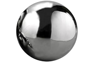 GRACE NNVG AWEHIRU Piaoliangxue Mirror Polished Hollow Ball - 304 Stainless Steel Gazing Ball - Floating Pond Balls - For Home Garden Ornament Decorations (300mm)