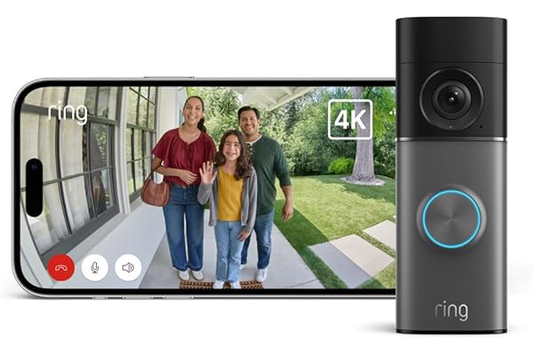 Sonnette vidéo Pro filaire (Wired Video Doorbell Pro, nouvelle génération) | Installation filaire | Sonnette vidéo | Retinal 4K, Zoom 10x | Essai gratuit de 30 jours de l'abonnement Ring