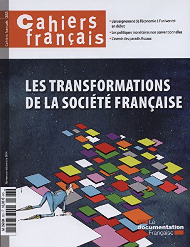 couverture de : Cahiers fran&ccedil;ais, n  383 : Les transformations de la soci...