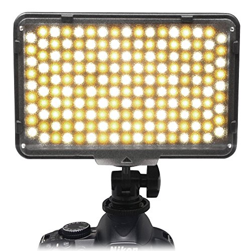 Mcoplus   168 Bi-color 3200 K - 7500 K de Ultra haute puissance panneau photographie professionnel appareil photo num  rique   cam  scope LED Studio d     clairage LED pour reflex num  rique Canon  Nikon  Pentax  Panasonic  Samsung et Olympus