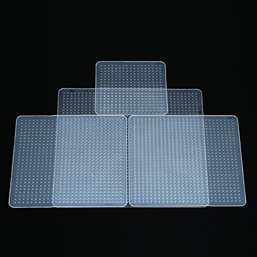 Decdeal 4St Silikon Frischhalte-Deckel Stretch-Deckel für Dosen, Schüsseln, Becher, usw. - 9