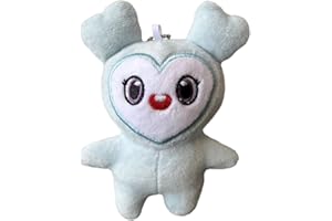 ALINUOYQ Twice Merch, Twice Lovely LABURI/Lovely Llavero de Peluche Momo Dahyun Tzuyu Sana Nayeon, LABURI Lovely Llavero de Dibujos Animados Twice Laburi Fans Regalo Llavero de Felpa