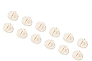 Namvo, 12 Pezzi, connettori in plastica per cubo Metallico Bianco, connettori ad Incastro Secchio a Rete Metallica Chiusura con Fibbia Clip