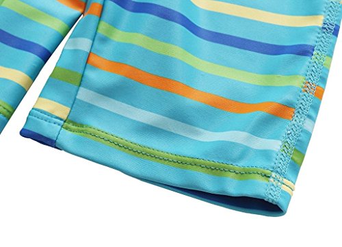 CharmLeaks Baby – Einteiler Badeanzug für Säugling Kinder mit Streifen UV-Schutz 50+ Von 3 Monate Bis 3 Jahre Alt - 6