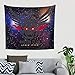 Produktbild O1FHW-8 Punk Metal Skull Theme Tapisserie Kreatives Design universell Wohnheimdekor - Unheimlicher Schädel Musterdruck für Wohnzimmer