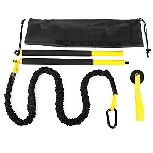 CAPITAL SPORTS Riprider Schlingentrainer + Balancematte Set (Core-Trainer 9 kg Zugkraft, Karabiner, Türhaken, Matte aus Schaumstoff, rutschfest) - 3