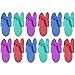 Produktbild DULEE 12 Paar Einweg-Hausschuhe Leichtes Gewicht Schaum Flip Flops für Reise/Business/Maniküre Store/Sauna, Zufällige Farbe